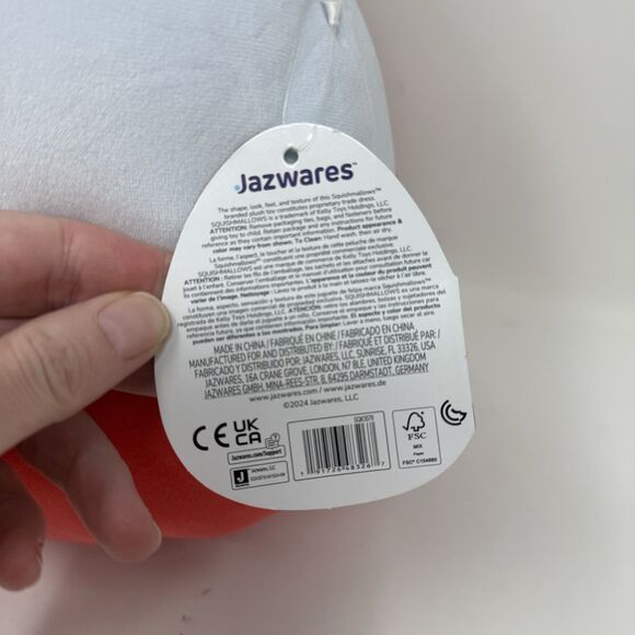 Squishmallow Lock 12" Plush, Nightmare Before Christmas, Soft Red New Tags Gift - Picture 4 of 5